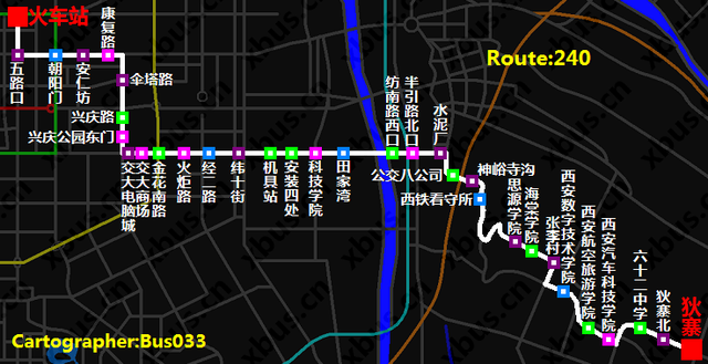 240路公交车延线2公里增设3站 首末班时间不变