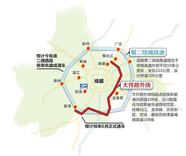 成都二绕西段2014年内通车 定制公交即将推出(图)