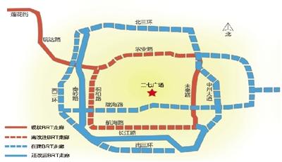 避免与地铁5号线线路重复 多条公交线路做更改